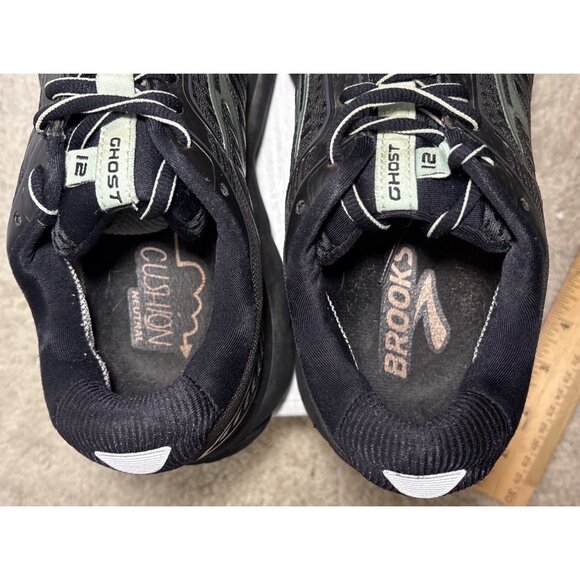 Brooks Ghost 12 GTX Running Shoes Womens Black Size 7.5 B Gore Tex Upper - Picture 10 of 14